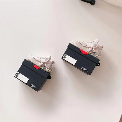 Sneakers Shoe Box Silicone Earphone Case