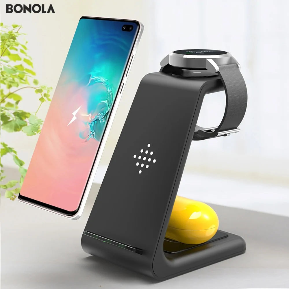 3 in 1 Wireless Charging Station