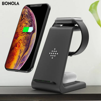 3 in 1 Wireless Charging Station