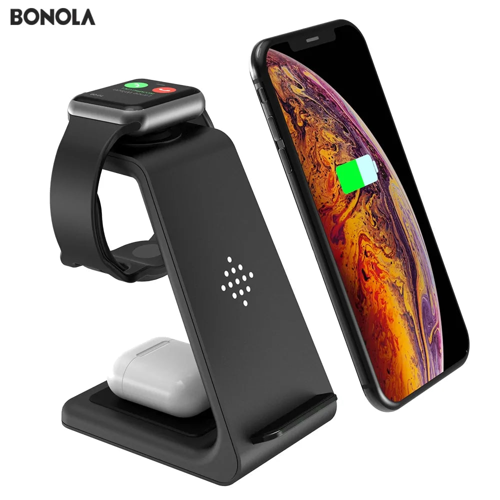 3 in 1 Wireless Charging Station