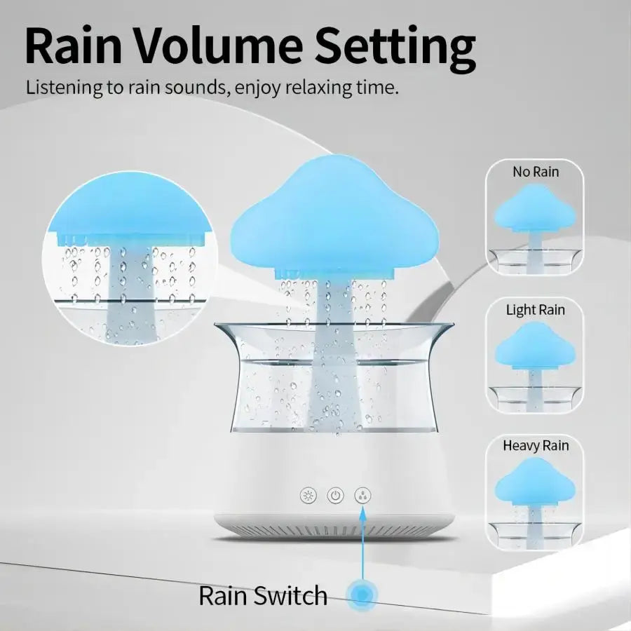 Cloud Rain Diffuser Humidifier