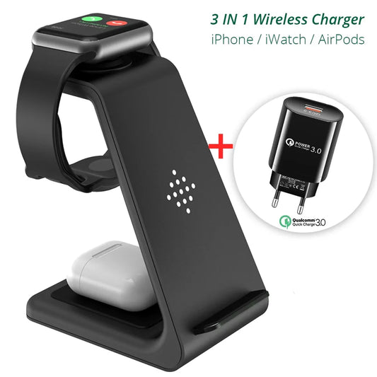 3 in 1 Wireless Charging Station