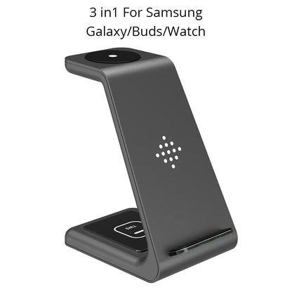 3 in 1 Wireless Charging Station