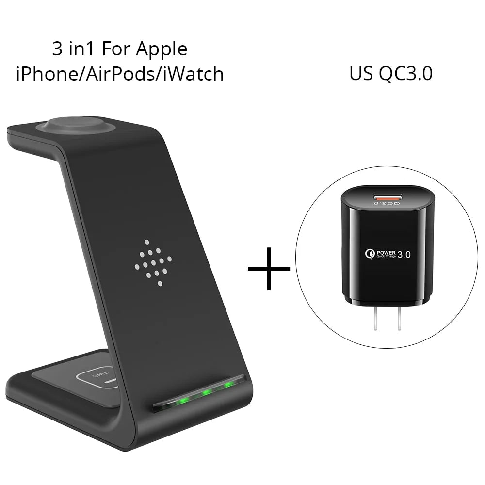 3 in 1 Wireless Charging Station