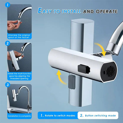 Extension Kitchen Faucet Waterfall Outlet